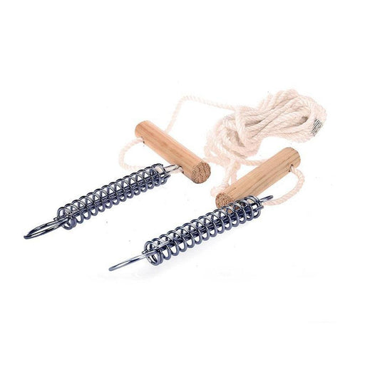 OZTRAIL 7M Double Guy Rope Set 7MM With Wooden Runner & Jumbo Trace Spring - Adventure HQ