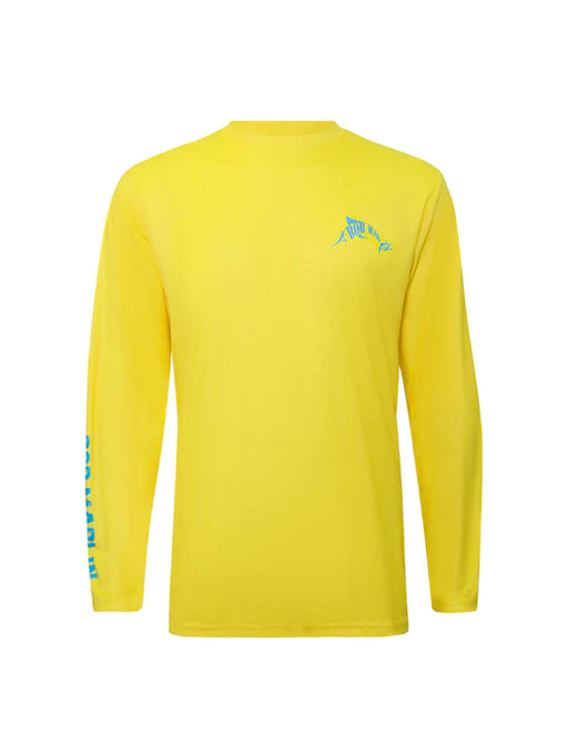 BOB MARLIN GEAR Men's Performance Shirt Ocean Marlin - Size - Double Extra Large - Yellow - Adventure HQ