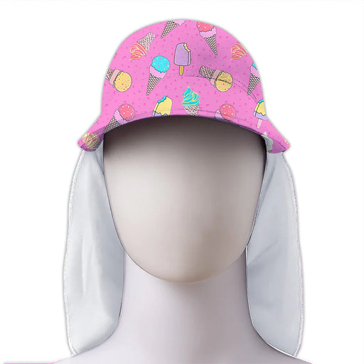 Girls white online sun hat