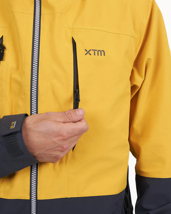 XTM Men's Palladium Iii Shell Jacket - Golden Yellow - Medium - Adventure HQ
