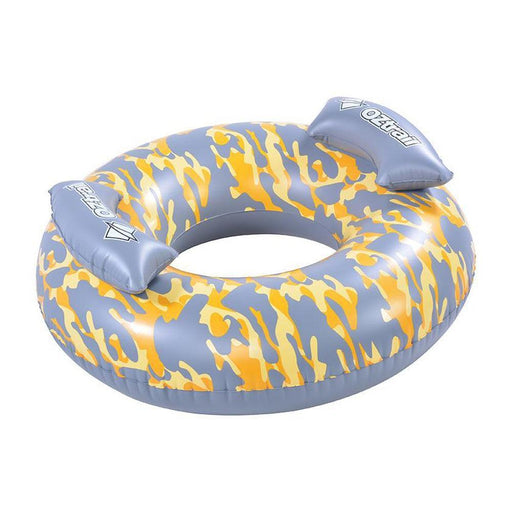 OZTRAIL Pool Ring With Pillows - Yellow/Grey - Adventure HQ