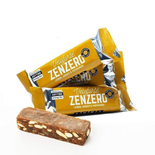 VELOFORTE Velo Forte Zenzero Energy Bar - Lemon, Ginger And Pistachios - Adventure HQ