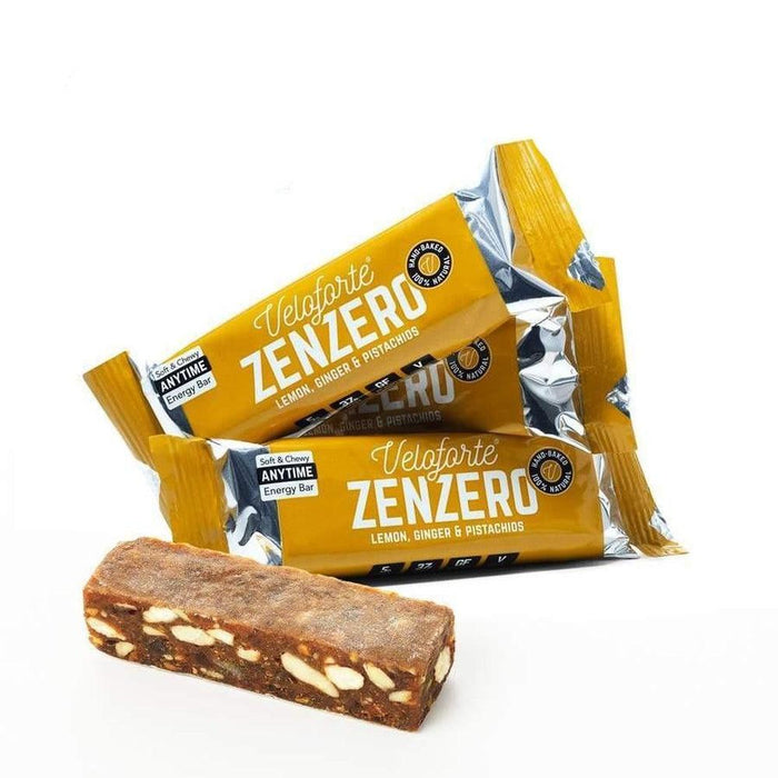 VELOFORTE Velo Forte Zenzero Energy Bar - Lemon, Ginger And Pistachios - Adventure HQ