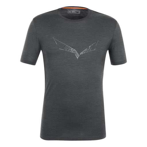 SALEWA Men's Pure Eagle Sketch Alpine Merino T-Shirt - Adventure HQ