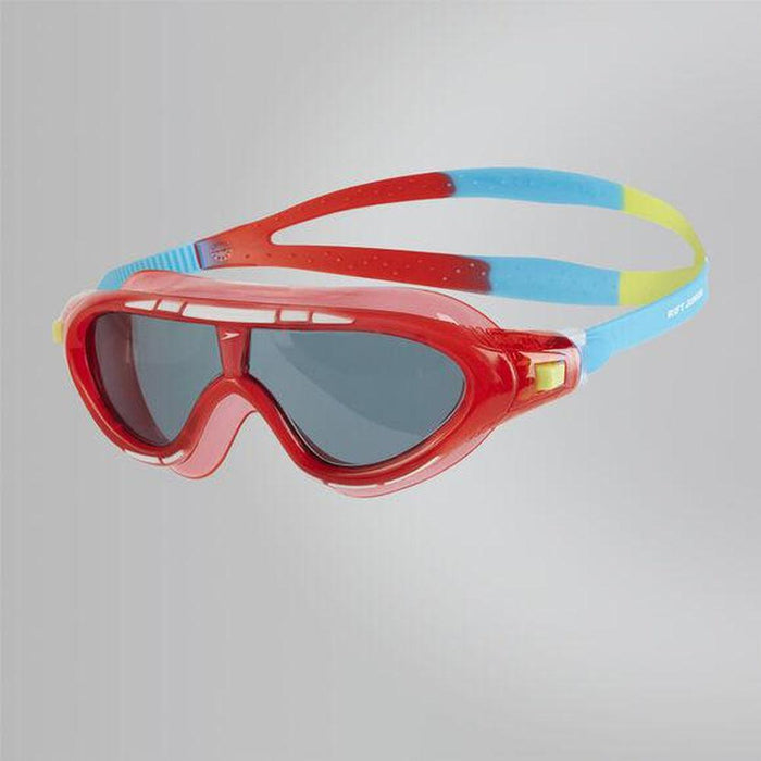 SPEEDO Kid's Biofuse Rift Junior Swimming Goggle - Lava Red/Smoke - Adventure HQ