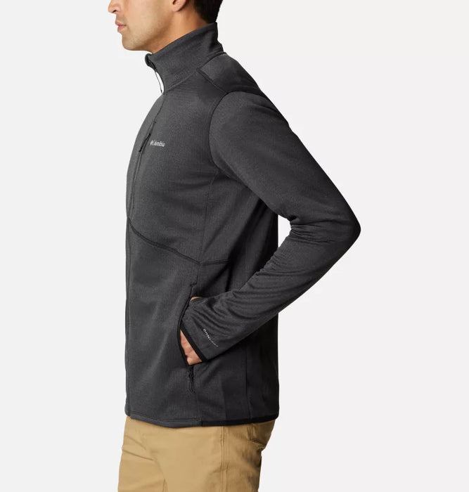 COLUMBIA Men's Park View Full Zip Fleece Jacket - Black Heather - Adventure HQ