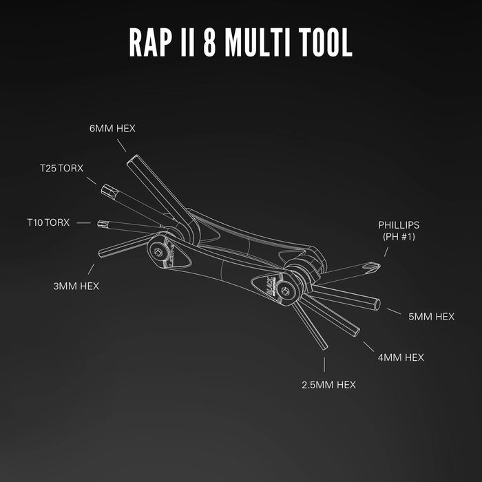 SCOTT Rap II 8 Tool - Black - Adventure HQ
