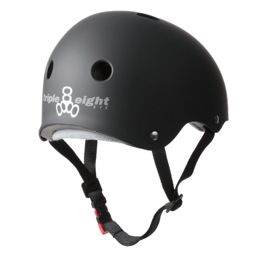 TRIPLE 8 The Certified Sweatsaver Helmet Small/Medium - Black Rubber - Adventure HQ