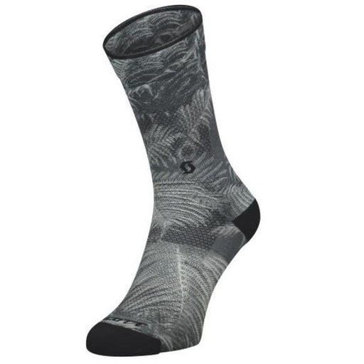 SCOTT Trail Fern Crew Socks Medium - Black/Dark Grey - Adventure HQ