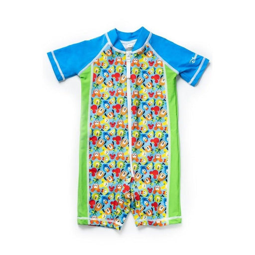 COEGA Boy's One Piece Swim Suit - Disney 2021 36M - Blue Fruity Mickey - Adventure HQ