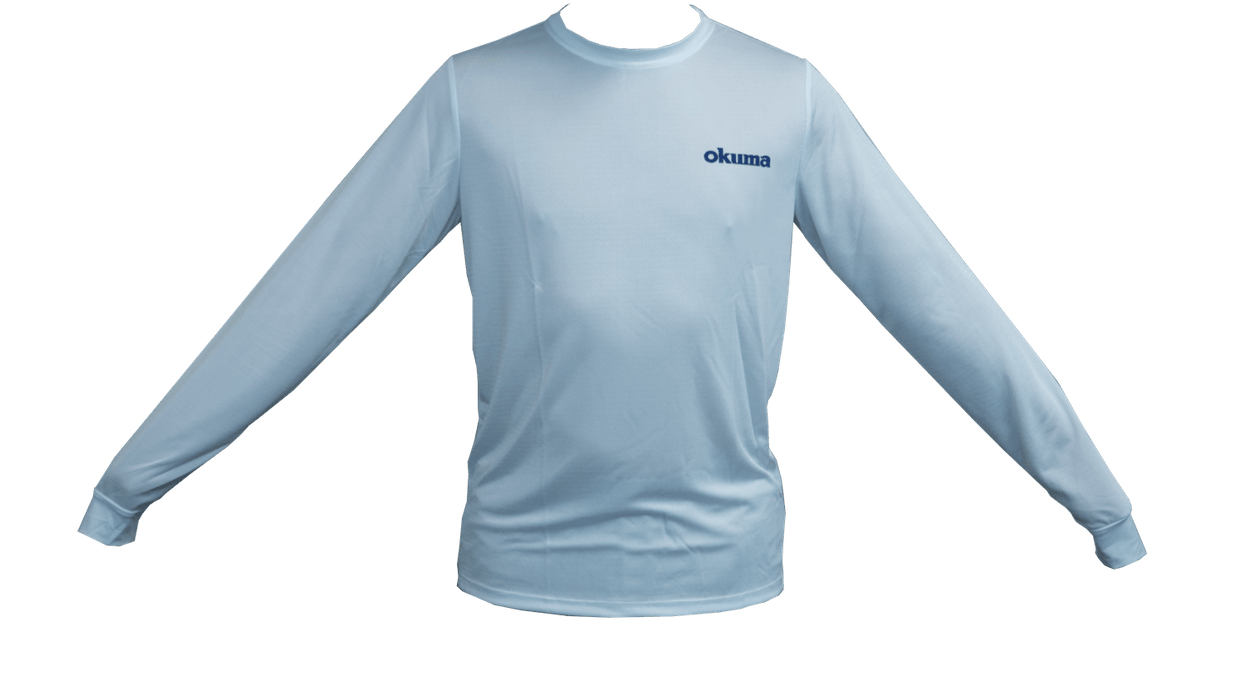 OKUMA Dorado Long Sleeve Shirt XXL - Blue - Adventure HQ
