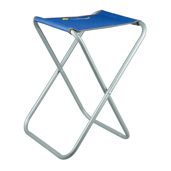 OZTRAIL Deluxe Camp Stool - Blue - Adventure HQ