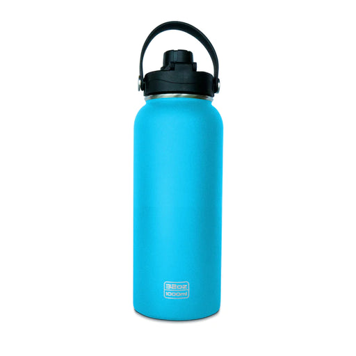 WAICEE 1000ML Stainless Steel Water Bottle - Ceru Blue - Adventure HQ