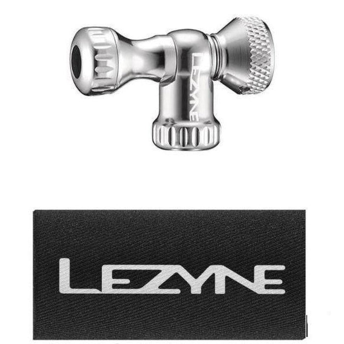 LEZYNE Control Drive Co2 Bike Tire Inflator (Head Only) - Silver - Adventure HQ