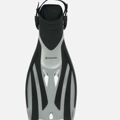 AQUALUNG Kid's Fizz Snorkeling Fin Medium/Extra Large - Black/Silver - Adventure HQ