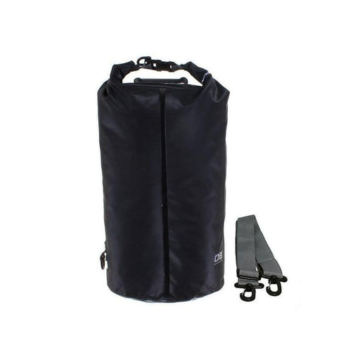 OVERBOARD Dry Tube Waterproof Bag - 20 Liters | Black | 600D Nylon-coated PVC Tarpaulin - Adventure HQ