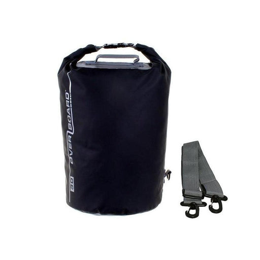 OVERBOARD Dry Tube Waterproof Bag - 30 Liters | Black | 600D Nylon-coated PVC Tarpaulin - Adventure HQ