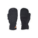 XTM Scope Hooded Glove - Black | Convertible Fingerless-Glove-To-Mitten | Waterproof Membrane - Adventure HQ