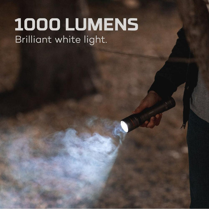 NEBO Newton 1000 Lumen Flashlight - Storm Grey - Adventure HQ