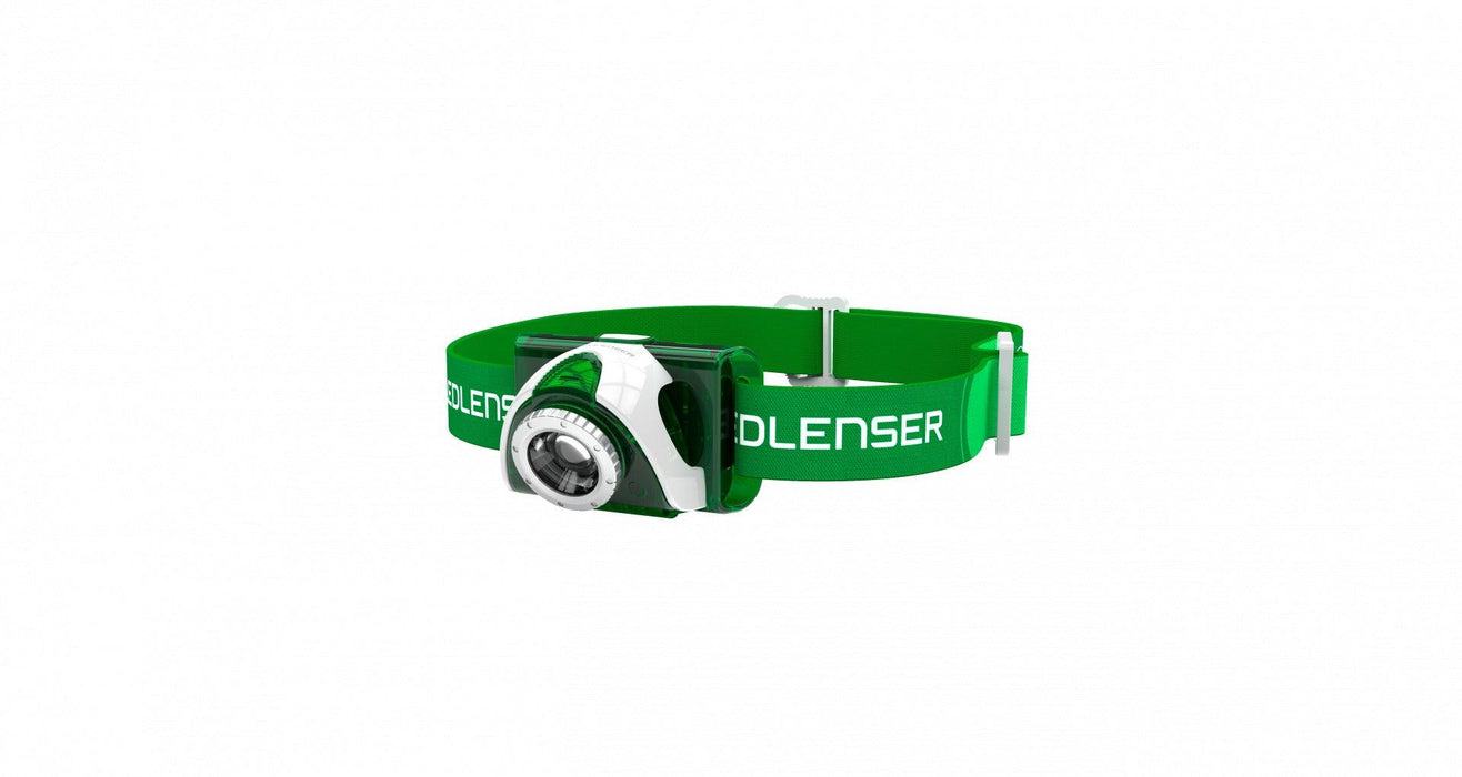 LEDLENSER SEO3 Headlamp - Green - Adventure HQ