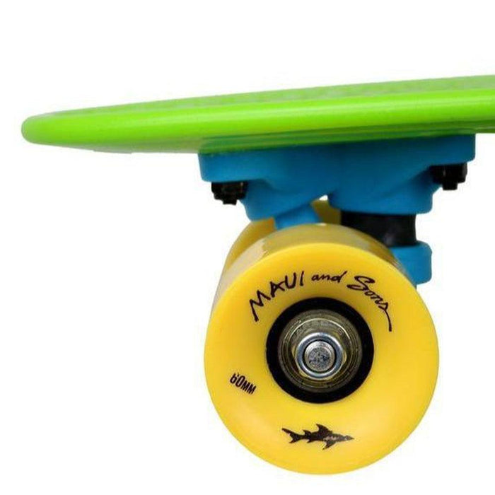 MAUI AND SONS Kid's Cookie Penny Board - Lime Green - Adventure HQ