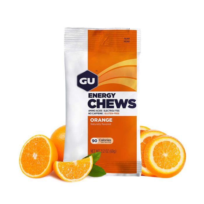 GU Chews Orange Packet - Adventure HQ