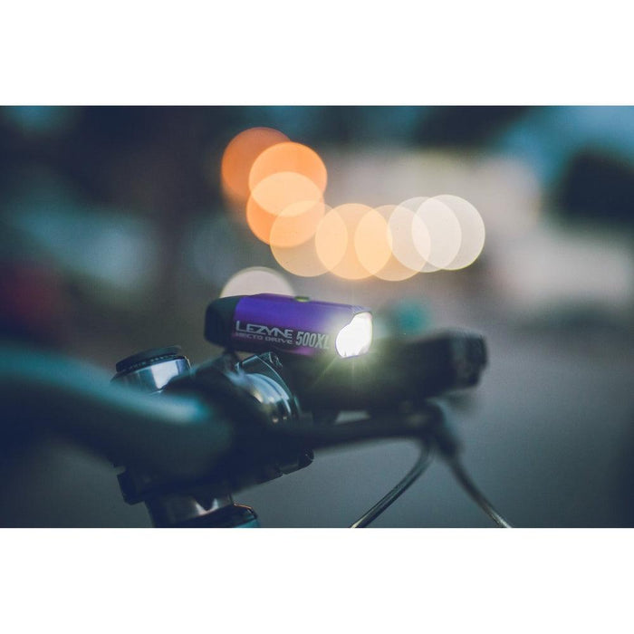 LEZYNE Hecto Drive 500XL Bike Light - Black - Adventure HQ