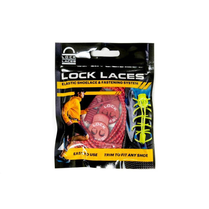 NATHAN Lock Laces -Red | No-Tie Lacing System | Elastane Blend - Adventure HQ