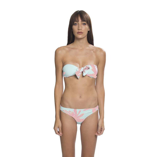 GENEERIC Lola Bikini Top - Palm Aqua - Adventure HQ