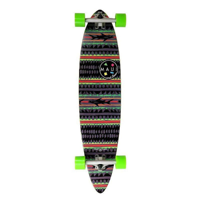 MAUI AND SONS Line Up Pintail Longboard - 39 Inches - Adventure HQ