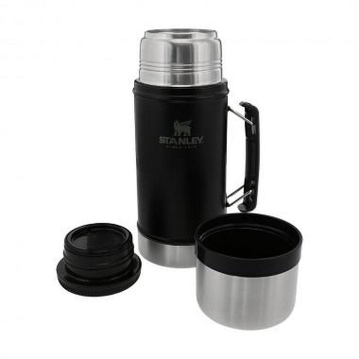 STANLEY 1.0 Quart Classic Legendary Vacuum Insulated Bottle - Matte Black | Stainless Steel | Vacuum-insulated Double Walls - Adventure HQ