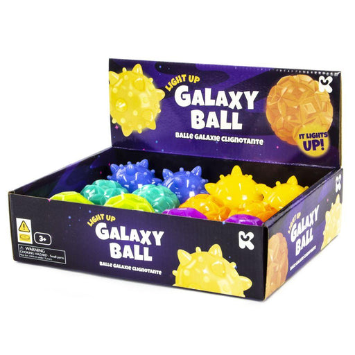 KEYCRAFT Kid's Light Up Galaxy Bounce Balls - Adventure HQ