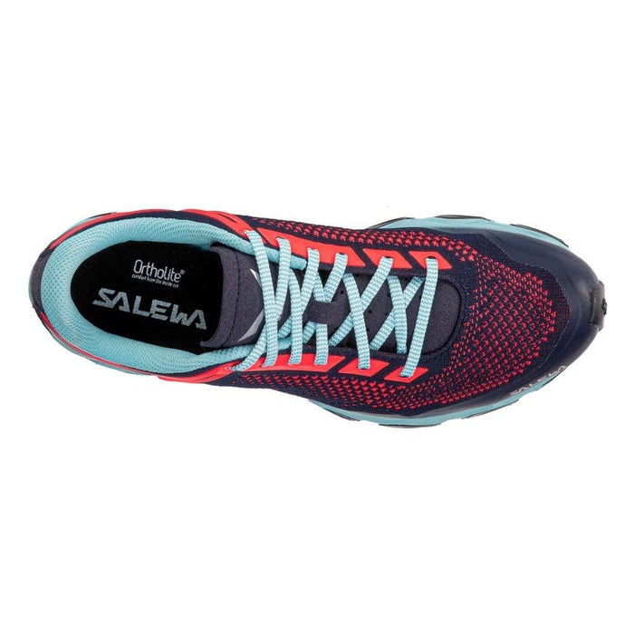 SALEWA Women's Lite Train K Shoes - Premium Navy/Fluo Coral - Adventure HQ