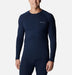 COLUMBIA Men's Omni-Heat Infinity Knit Long Sleeve Crew Shirt - Collegiate Navy - Adventure HQ