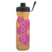 O2COOL Insulated ArcticSqueeze Surelock Water Bottle 20 Ounce - Orange/Raspberry Splash - Adventure HQ
