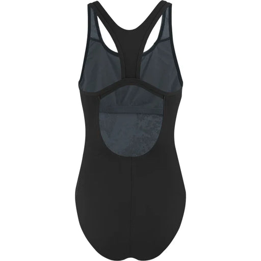 SPEEDO Women's Boomstar Placement Flyback Swimsuit - Black/Oxid Grey - Adventure HQ