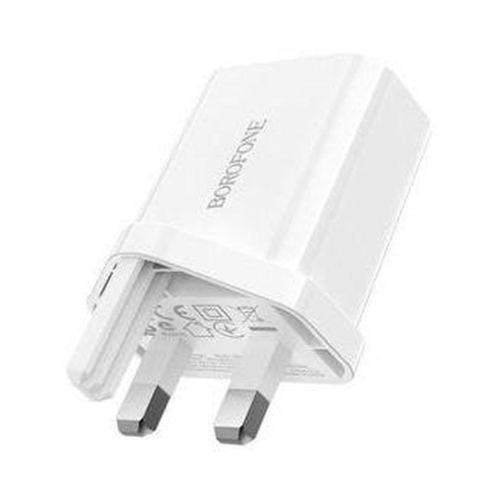 BOROFONE Easy Speed Single Port PD20 Watts Charger - White - Adventure HQ