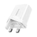 BOROFONE Easy Speed Single Port PD20 Watts Charger - White - Adventure HQ