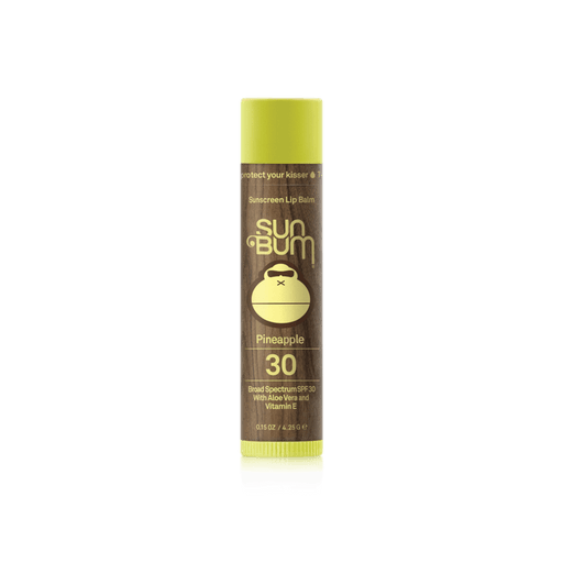 SUN BUM Original SPF 30 Sunscreen Pineapple Lip Balm 0.15 Ounce - Adventure HQ