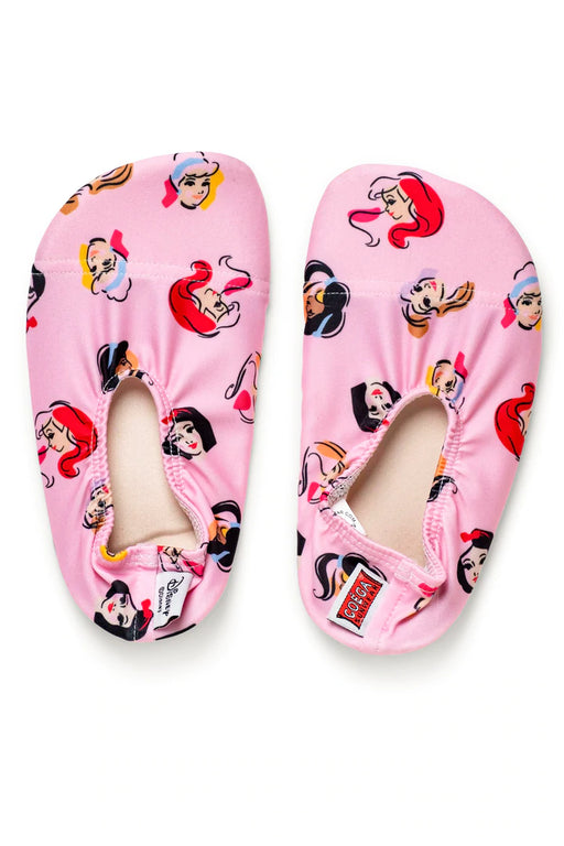 COEGA Girl's Disney Pool & Beach Shoes Extra Large - Pink Doodles - Adventure HQ