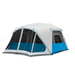 CORE EQUIPMENT 10 Person Lighted Instant Tent - Grey/Blue - Adventure HQ