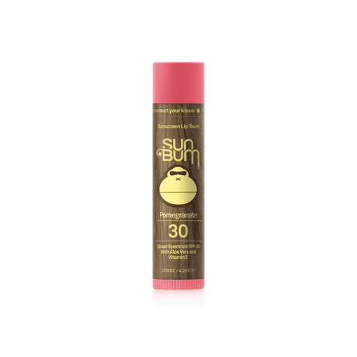SUN BUM Original SPF 30 Sunscreen Lip Balm 0.15 OZ - Pomegranate - Adventure HQ