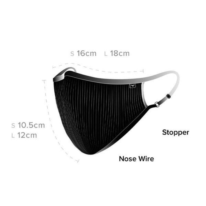 NAROO F.U. Plus Copper - Black | 99% UV Protection Mask | MICRONET Filter Fabric - Adventure HQ