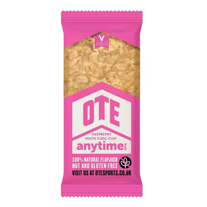 OTE SPORTS Anytime Bar 62 Grams - Raspberry White Choc Chip - Adventure HQ