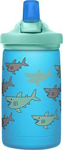 CamelBak Eddy+ Kids SST Vacuum Insulated 12oz - School of Sharks