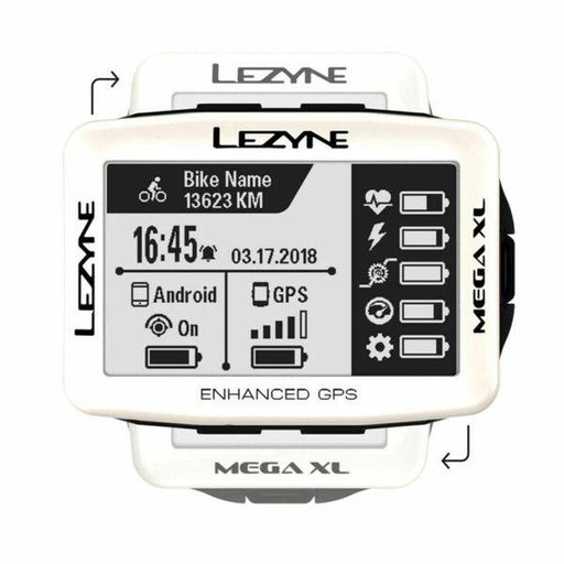 LEZYNE Mega XL GPS Bike Computer - Adventure HQ