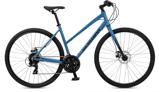 SCHWINN Women's Super Sport Hybrid Bike Small - Light Blue - Adventure HQ