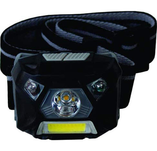SUPALED Scorpio 3RW Rechargeable Head Lamp 220LM - Black - Adventure HQ