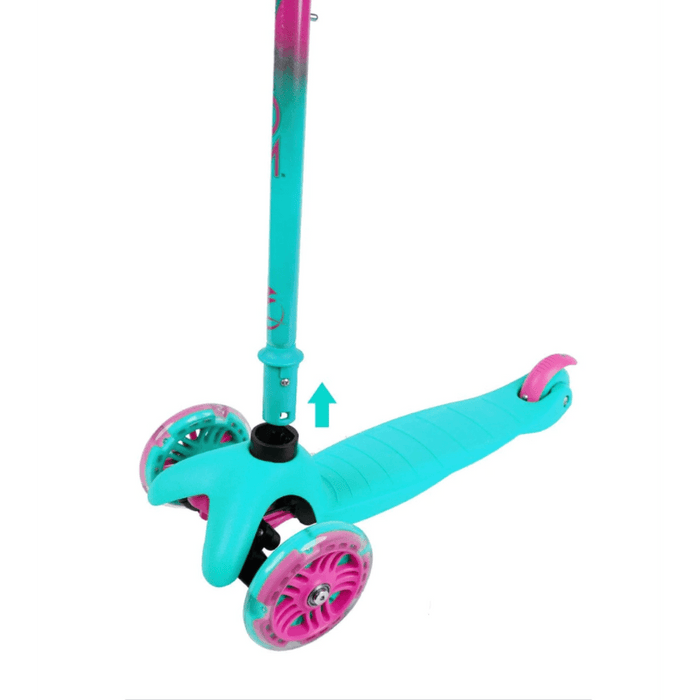MADD GEAR Kid's Zycom Zipper Plus Scooter Luw With Helmet - Pink/Teal - Adventure HQ
