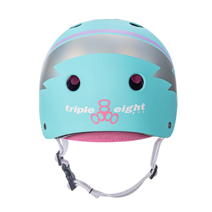 TRIPLE 8 The Certified Sweatsaver Helmet Extra Small/Small - Teal/Hologram - Adventure HQ
